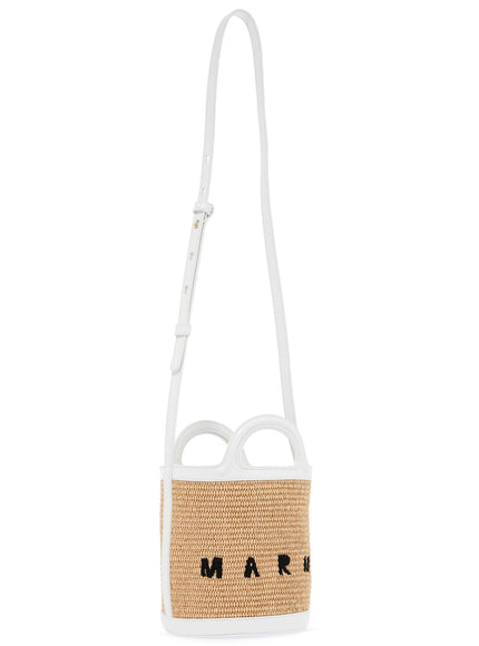 Marni raffia tropicalia bucket bag