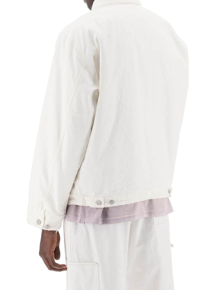 MM6 Maison Margiela distressed cotton canvas jacket