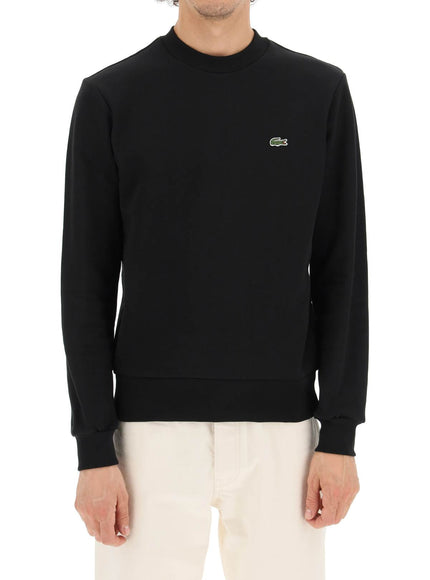 Lacoste classic fit crewneck sweatshirt