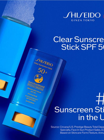 Shiseido Clear Sunscreen Stick SPF 50+