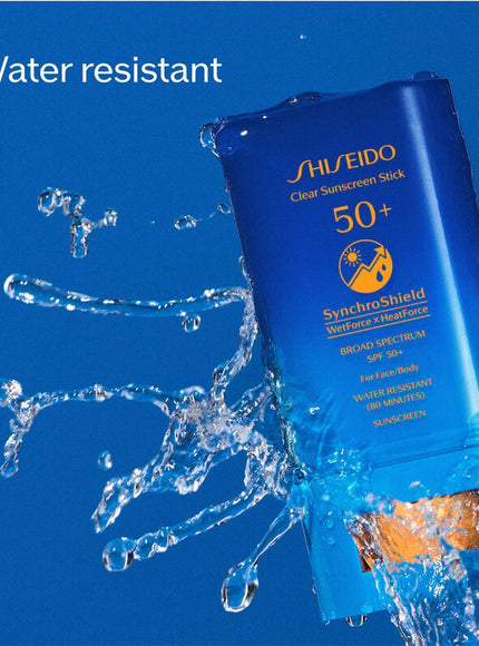 Shiseido Clear Sunscreen Stick SPF 50+