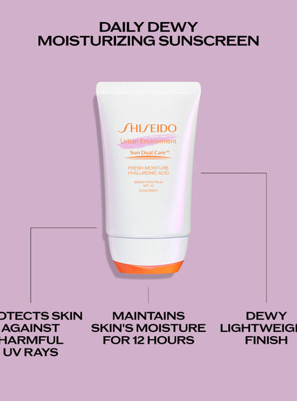 Shiseido Urban Environment Fresh-Moisture Sunscreen SPF 42