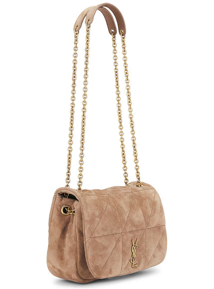 Saint Laurent Mini Jamie 4.3 Suede Shoulder Bag