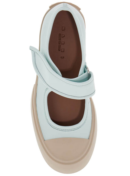 Marni pablo mary jane nappa leather sneakers