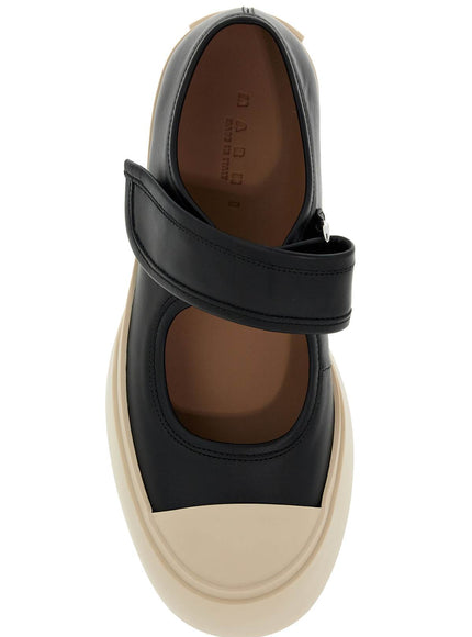 Marni pablo mary jane nappa leather sneakers