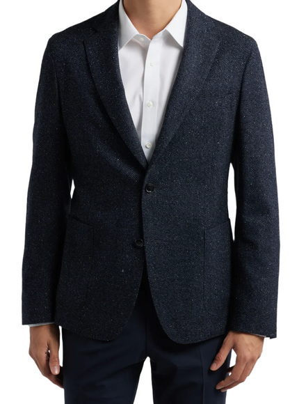 Boss Virgin Wool Blend Herringbone Sport Coat