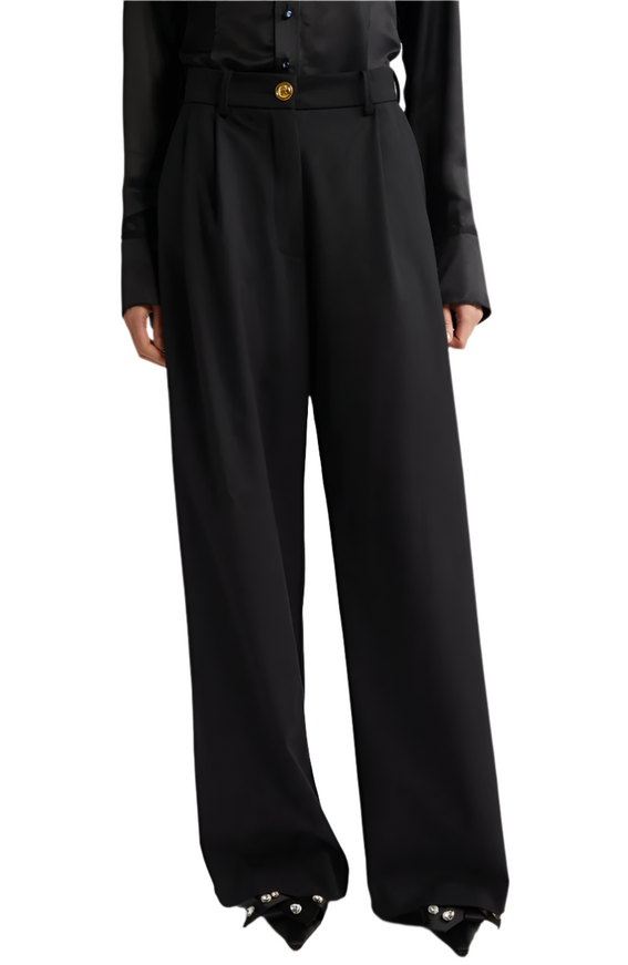 Giambattista Valli Pleated Wide Leg Trousers