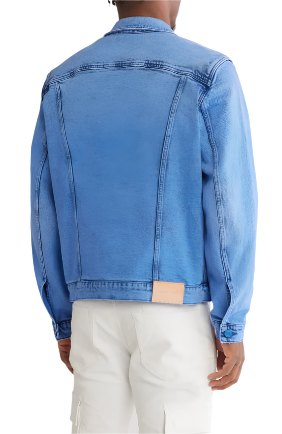 Purple Brand Men's Laser Upper Cut Trucker Jacket