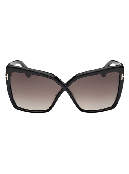 Tom Ford 63mm Oversize Gradient Butterfly Sunglasses