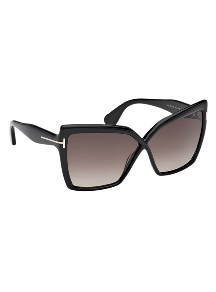 Tom Ford 63mm Oversize Gradient Butterfly Sunglasses