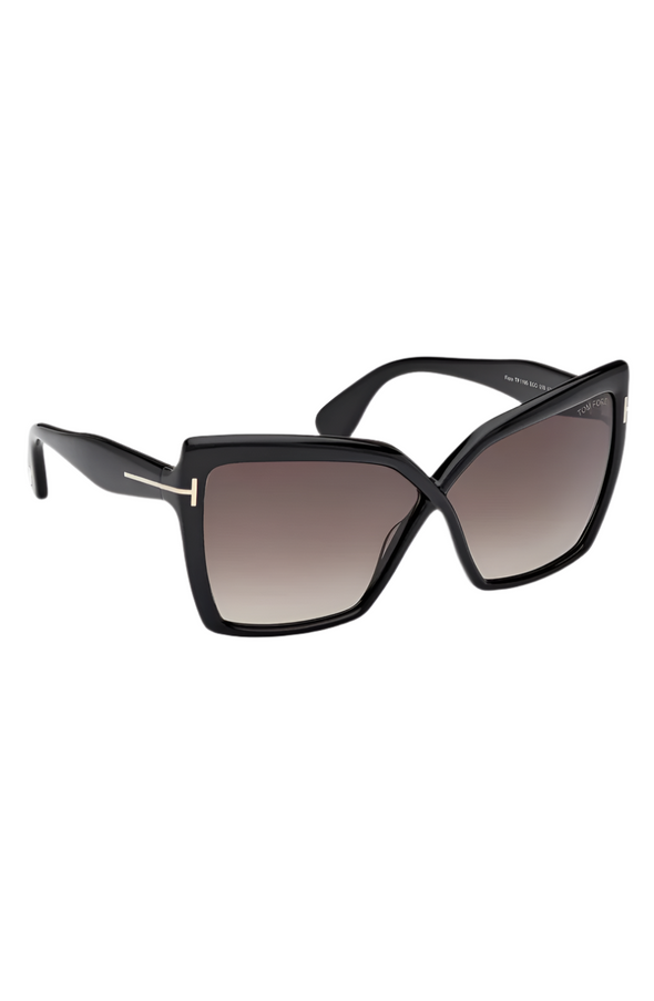 Tom Ford 63mm Oversize Gradient Butterfly Sunglasses