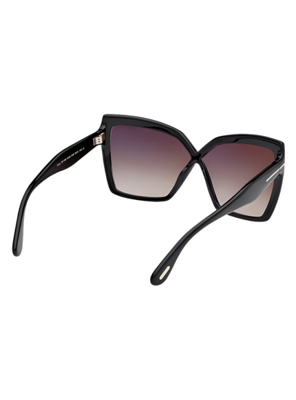 Tom Ford 63mm Oversize Gradient Butterfly Sunglasses