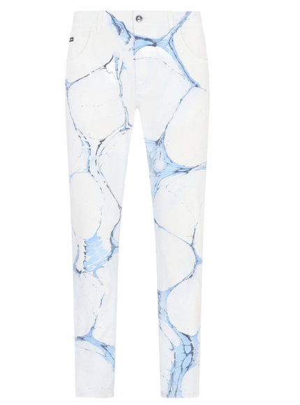 Dolce & Gabbana White Skinny Stretch Jeans