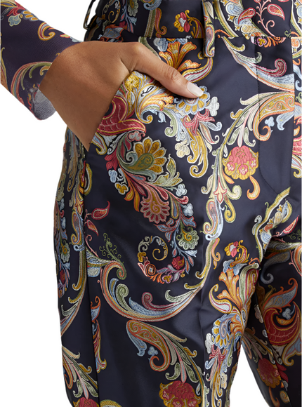 Etro Paisley Jacquard Ankle Trousers