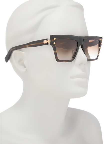 Balmain Novelty 54mm Square Sunglasses