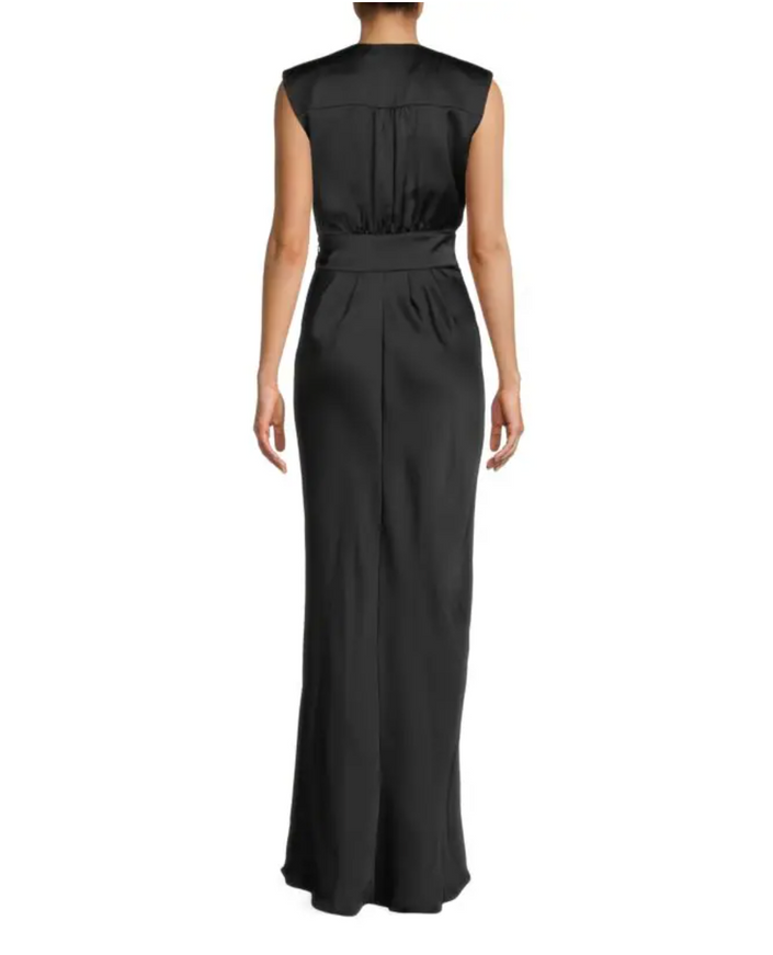 Ramy Brook Quinn Plunge-Neck Gown