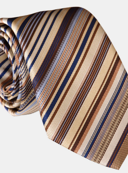 Elizabetta Italian Silk Striped Tie