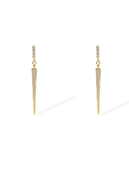 Sloane Crystal Spike Drop Earrings