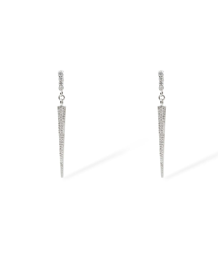 Sloane Crystal Spike Drop Earrings