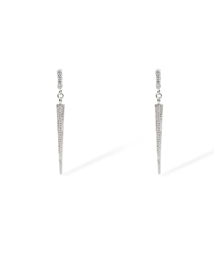 Sloane Crystal Spike Drop Earrings
