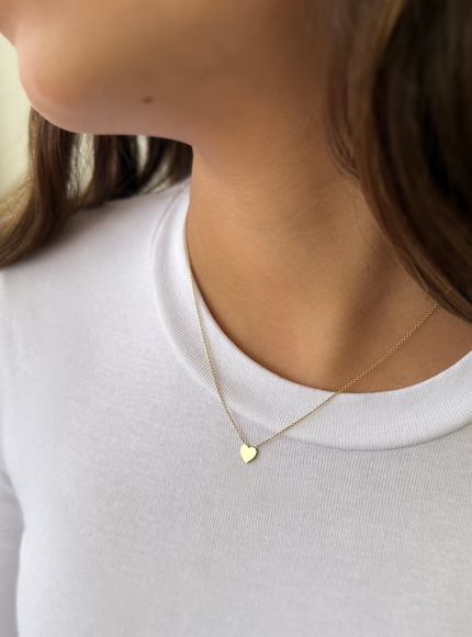 Zoe Lev Kids 14K Gold Heart Necklace