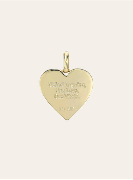 Zoe Lev Small One Love Heart Pendant
