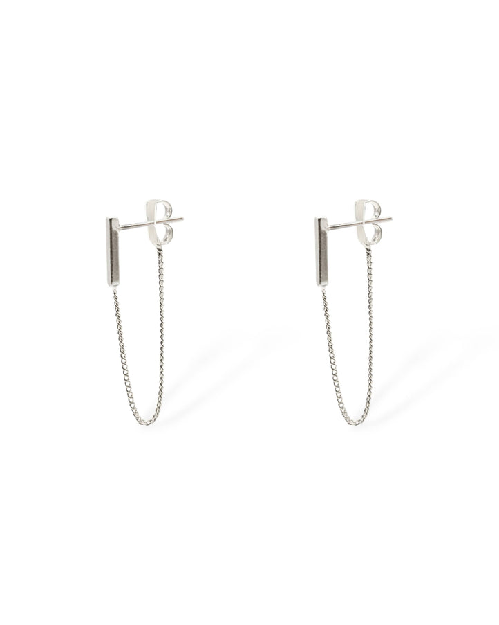 Sophia Bar and Chain Drop Earrings