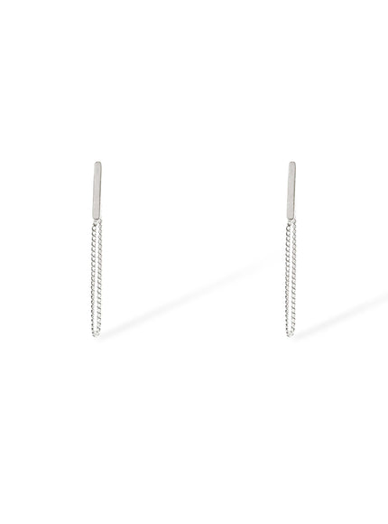 Sophia Bar and Chain Drop Earrings
