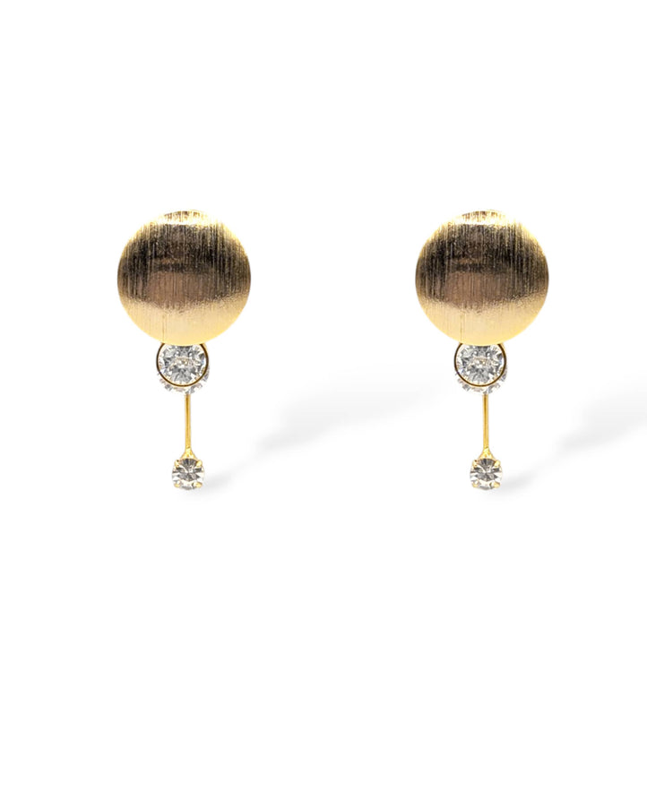 Stacey CZ Crystal Drop Earrings