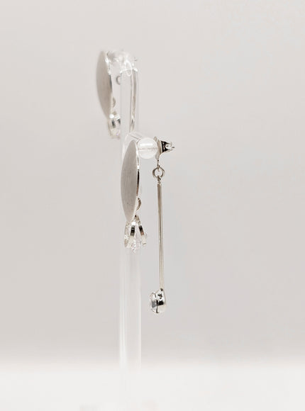 Stacey CZ Crystal Drop Earrings