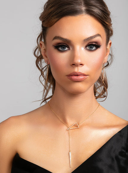 Sloane Crystal Spike Drop Earrings