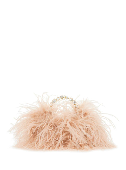 L'alingi Feather Crystal-Embellished Clutch