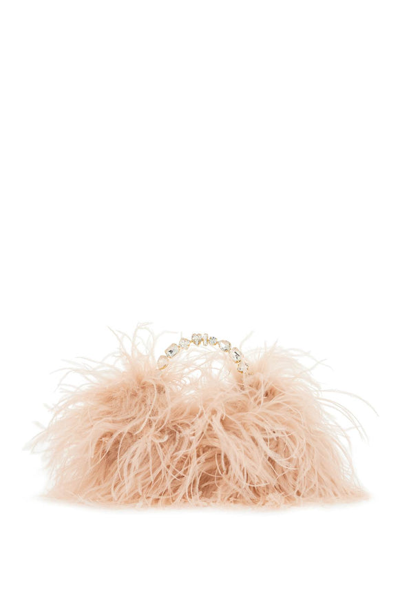 L'alingi Feather Crystal-Embellished Clutch