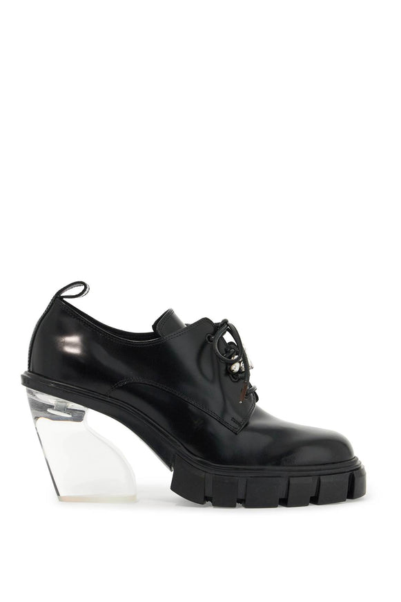 Simone Rocha Lace-up Leather Platform Shoes