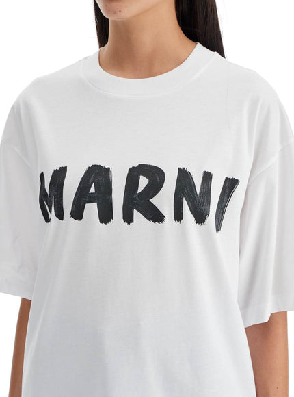 Marni oversized logo t