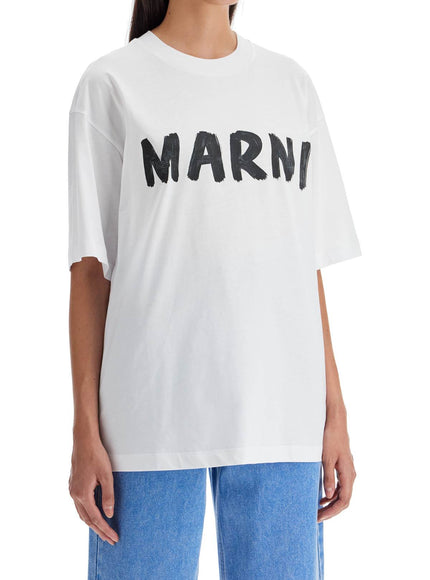 Marni oversized logo t