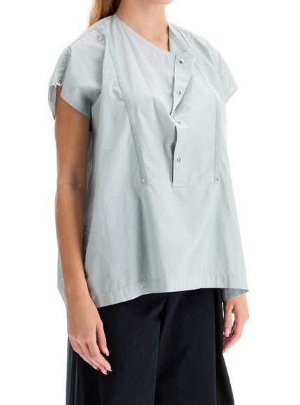 Lemaire blouse with draped neckline and