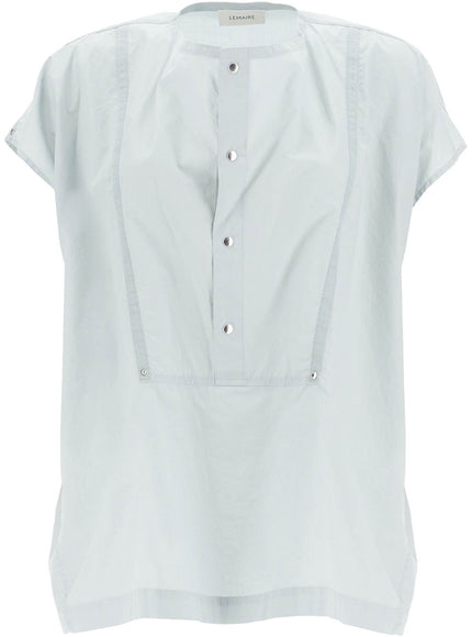 Lemaire blouse with draped neckline and