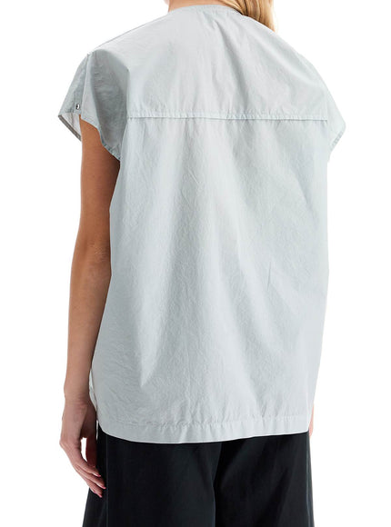 Lemaire blouse with draped neckline and