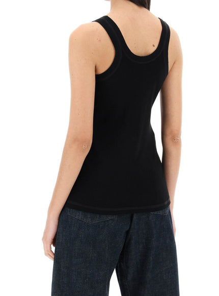 Lemaire ribbed sleeveless top with