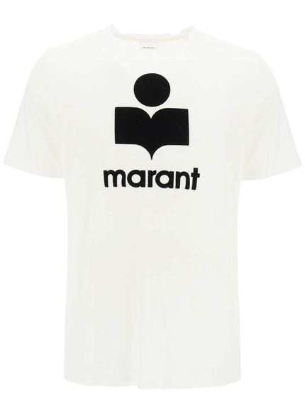 Marant karman linen logo t-shirt