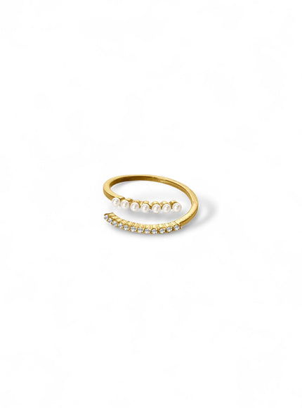 Tai Pearl & Crystal Ring