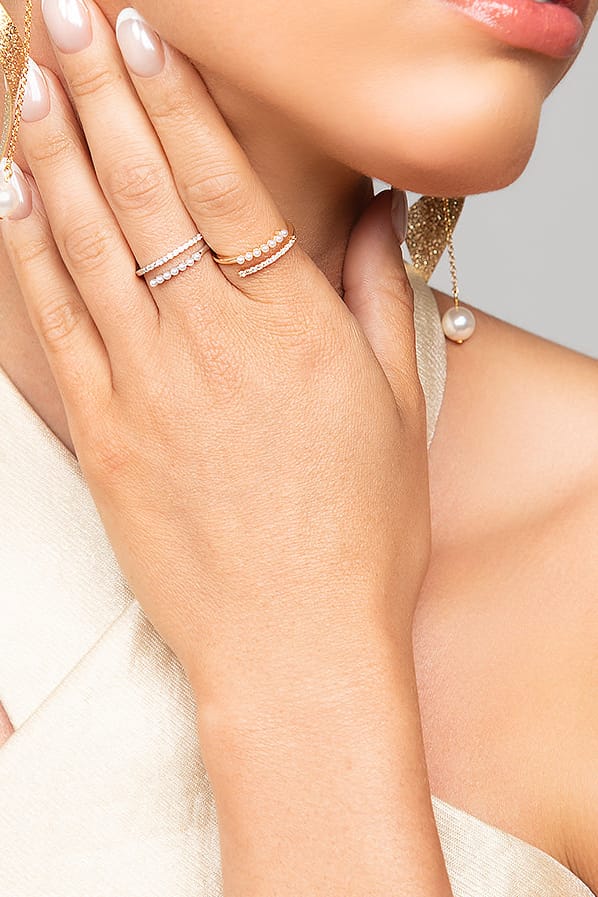 Tai Pearl & Crystal Ring