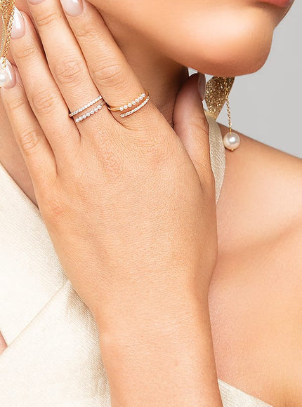 Tai Pearl & Crystal Ring
