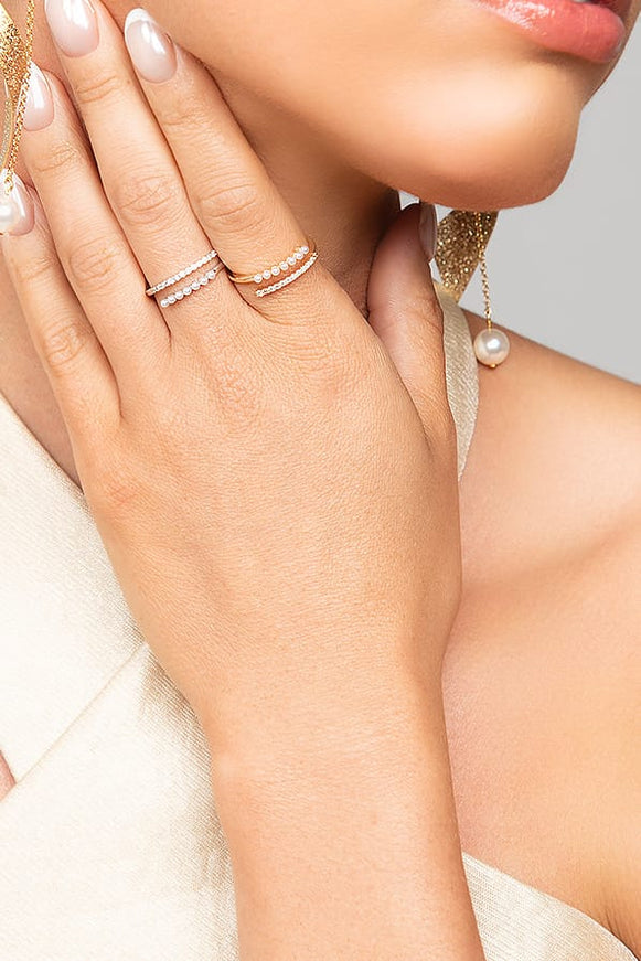 Tai Pearl & Crystal Ring
