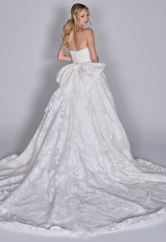 lenovia bridesmaid dresses Fitted Long Formal Corset Prom Dress Lenovia 8359 main image 1