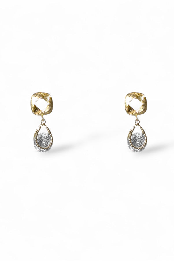 Tessa Crystal Drop Earrings