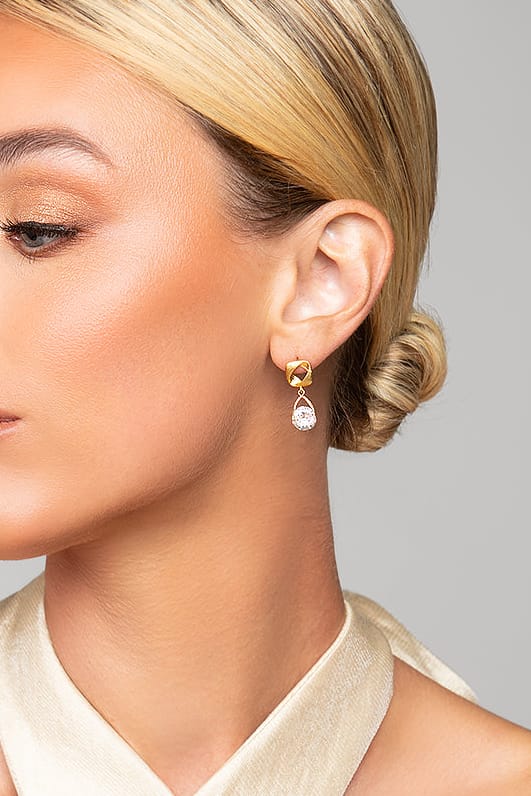 Tessa Crystal Drop Earrings