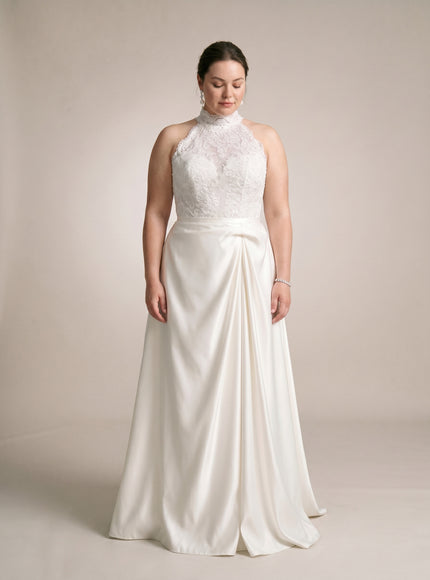 Ellie Belle Theodora Halter A-Line Wedding Gown