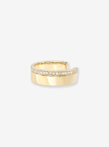 Zoe Lev Thick Diamond Ear Cuff